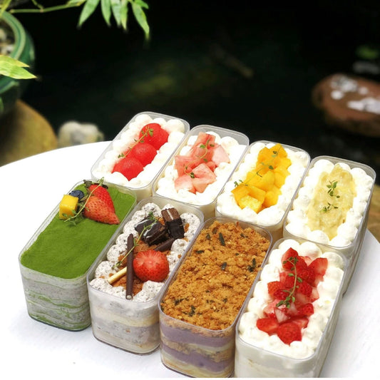 RECTANGLE ACRYLIC BOX 450 ML