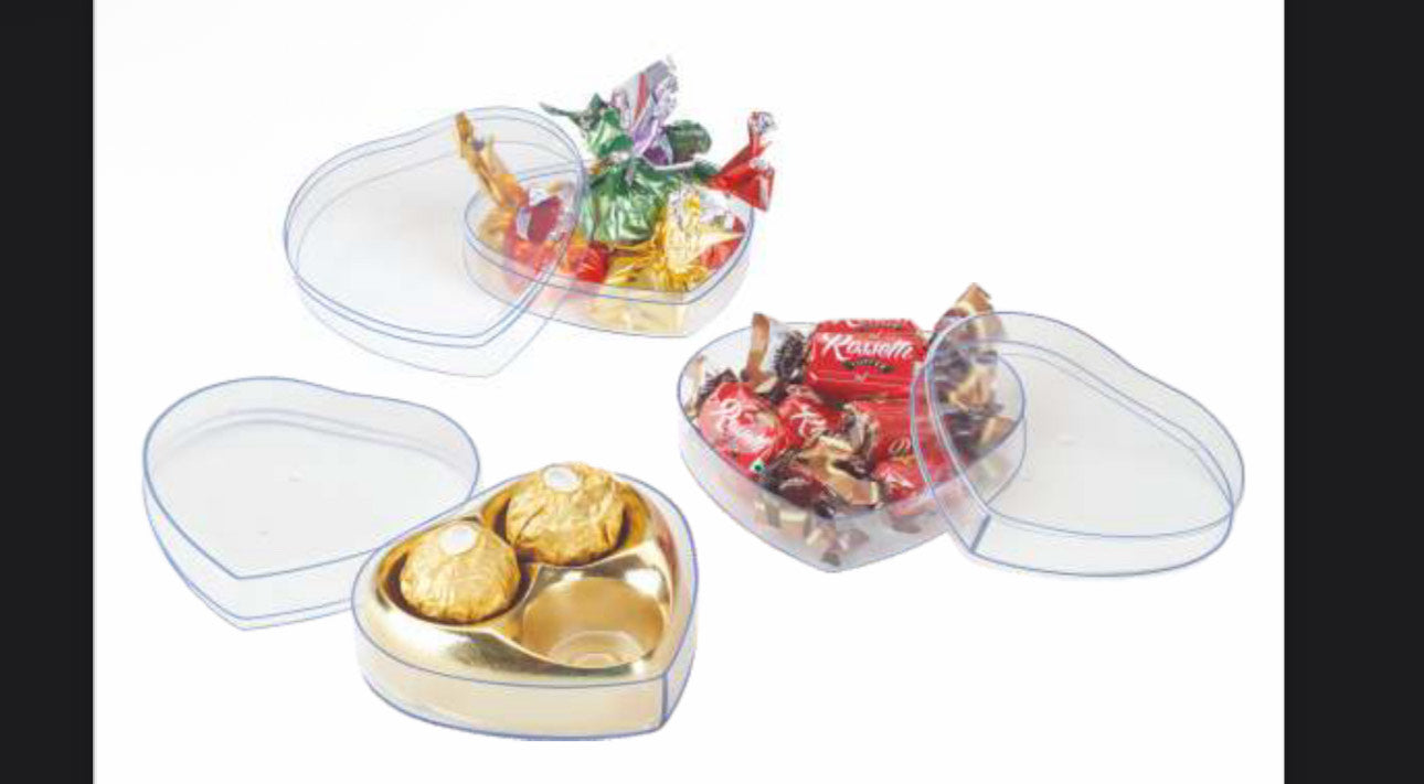 SMALL HEART ACRYLIC BOX