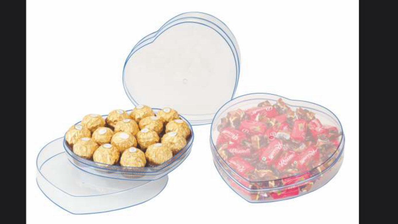 MEDIUM HEART ACRYLIC BOX
