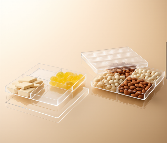 SQUARE PARTITION ACRYLIC BOX