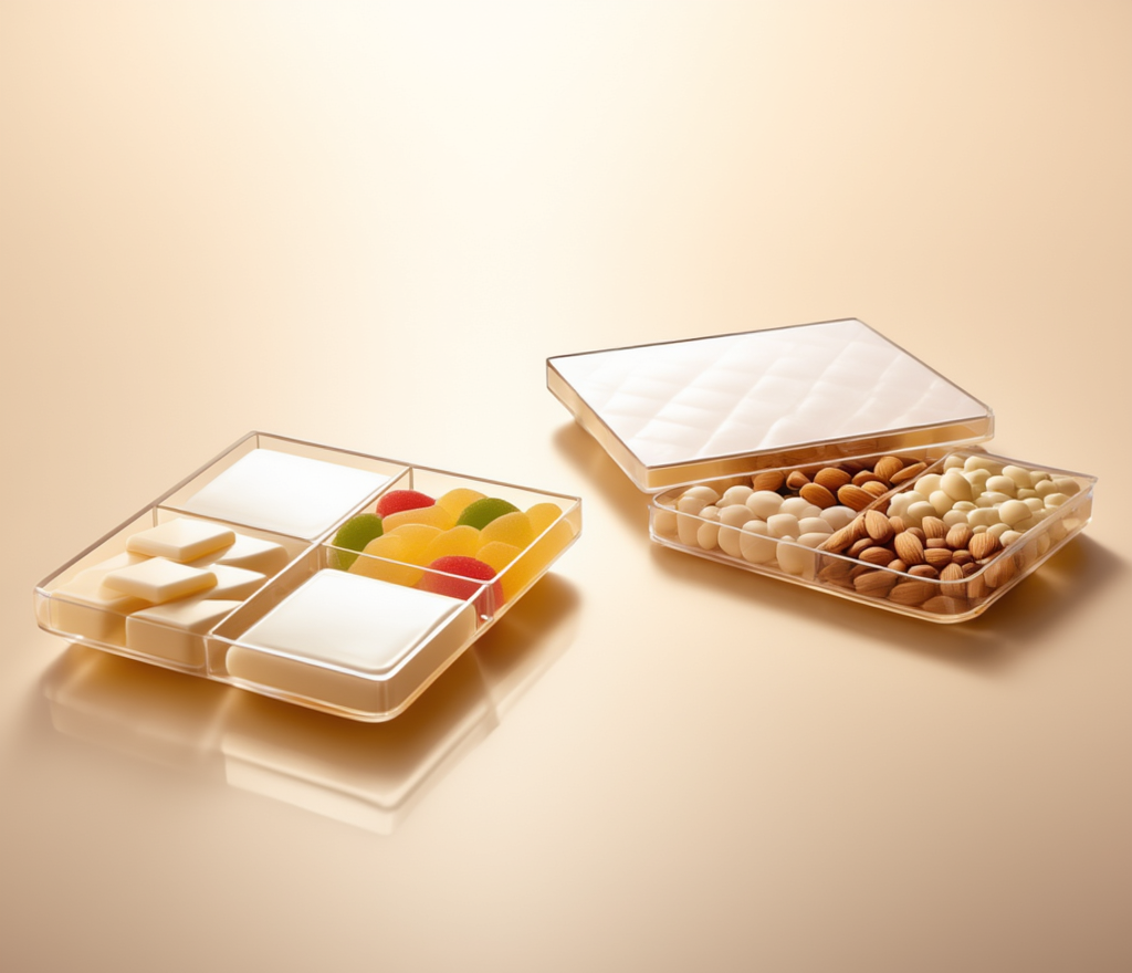 SQUARE PARTITION ACRYLIC BOX