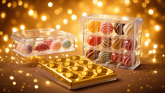 DIAMOND ACRYLIC BOX WITH FOIL