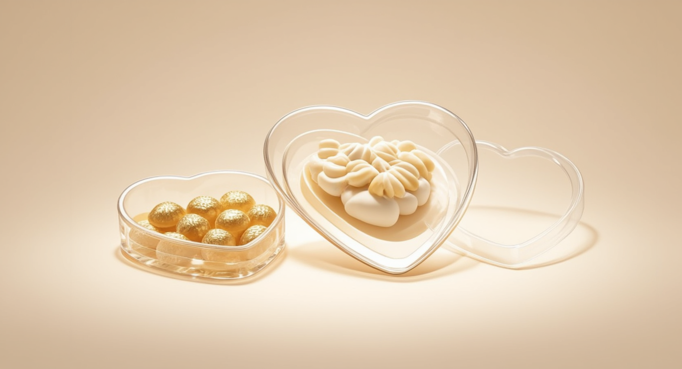 BIG HEART ACRYLIC BOX