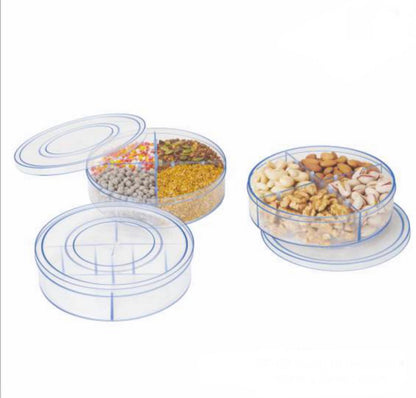 ROUND 4 PARTITION ACRYLIC BOX