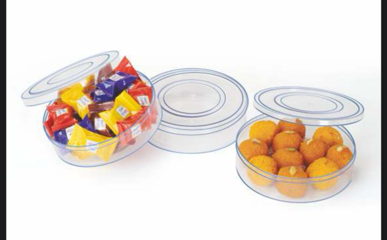 ROUND ACRYLIC BOX 65O ML