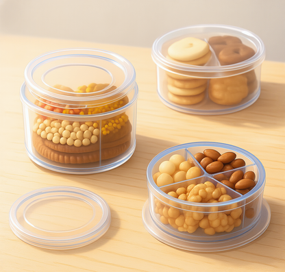ROUND 4 PARTITION ACRYLIC BOX